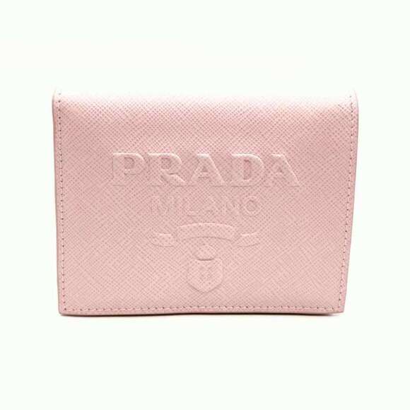 PRADA Pink Saffiano Wallet - Picture 1 of 6